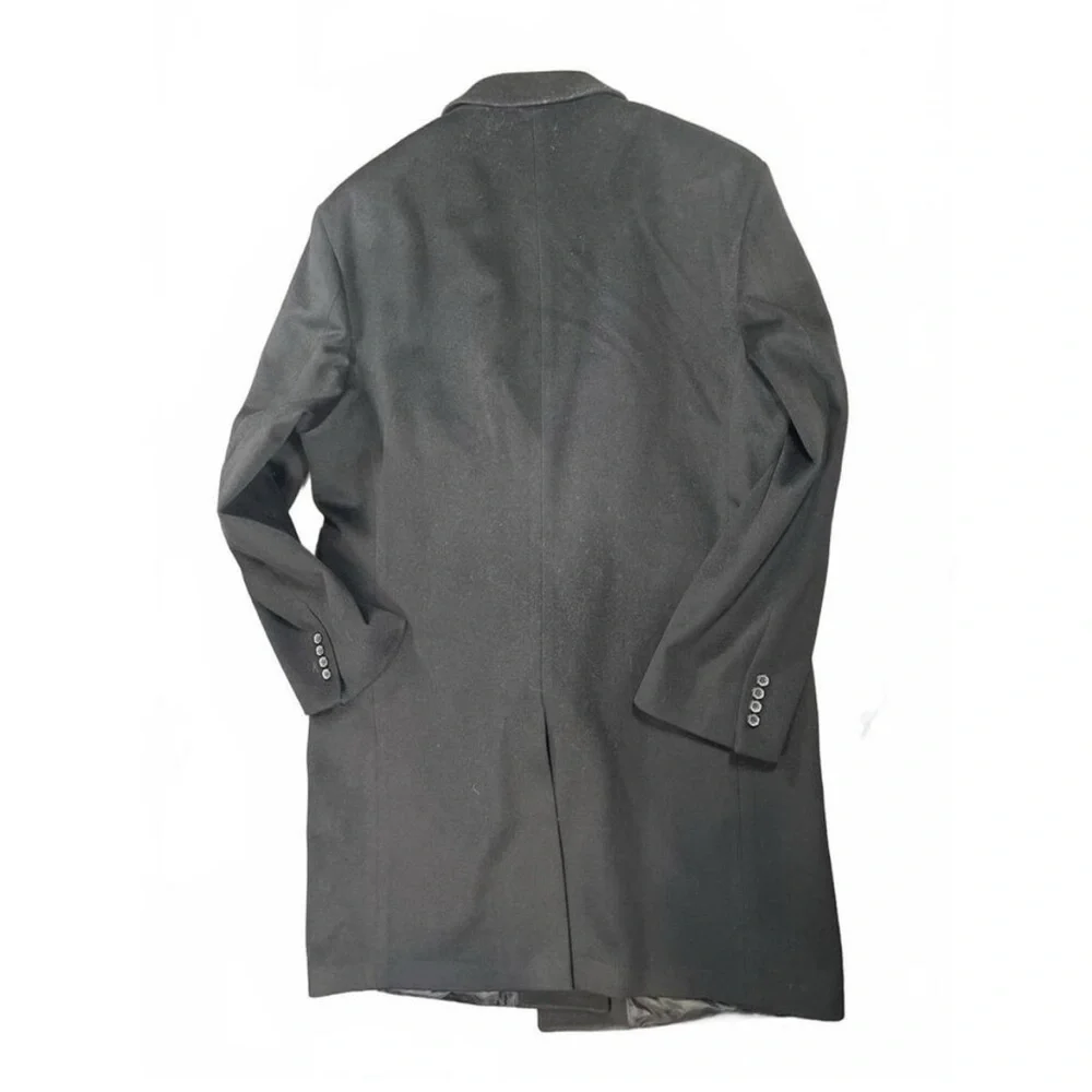 Loro Piana Men's Black Wool Coat - Picture 3 of 9